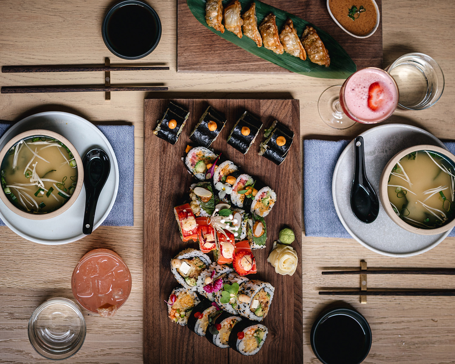 Bloom Sushi plant-based dish